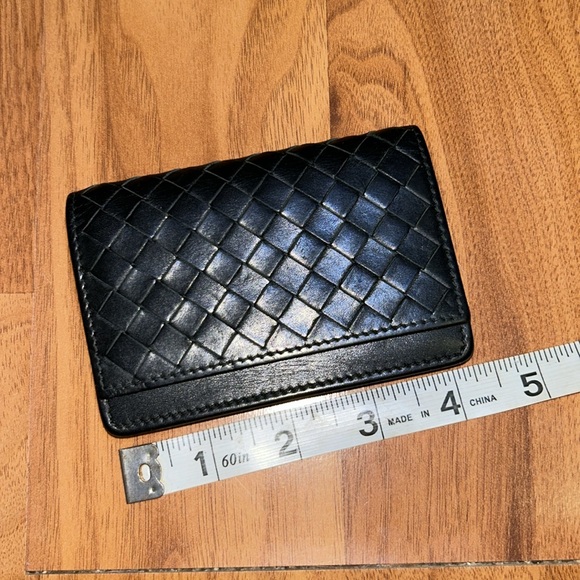 Authentic Bottega Veneta Intrecciato Flap Card Holder - Picture 11 of 12